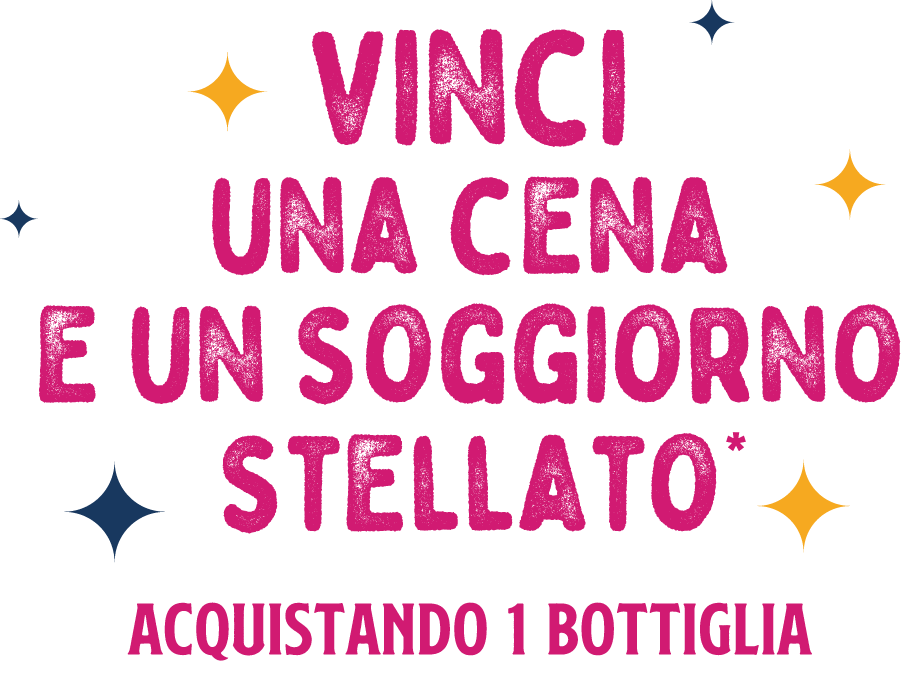Vinci una cena e un soggiorno stellato* acquistando 1 bottiglia